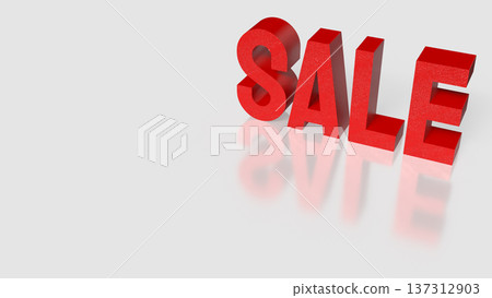 Big Sale Promotion and Retail Discount Concept 3d render. Big Sale Promotion and Retail Discount Concept 3d render. 137312903