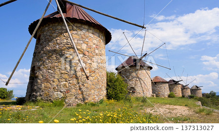 Stone windmills in Penacova 137313027