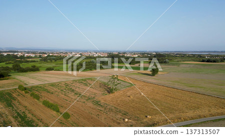 Aerial View of rural landscape Aerial View of rural landscape 137313507