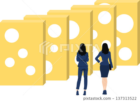 Swiss cheese model graphic illustration Swiss cheese model graphic illustration 137313522