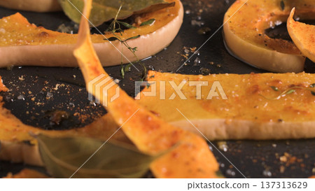 Rustic roasted pumpkin Rustic roasted pumpkin 137313629