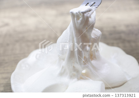melted marshmallows melted marshmallows 137313921