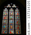 比利時布魯日聖母教堂的支架玻璃 137314105