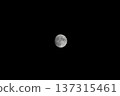 moon floating in the night sky 137315461