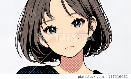 一位表情俏皮、活潑的年輕女子 137316681