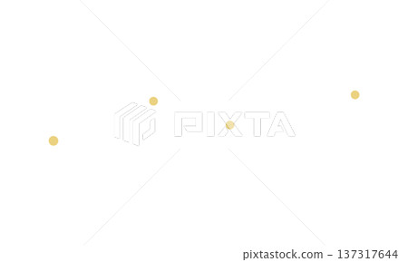 Illustration of Leo Minor (gold stars only, no connecting lines) Illustration of Leo Minor (gold stars only, no connecting lines) 137317644