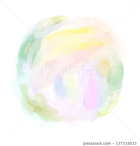 水彩背景，柔和的向量點 137318033