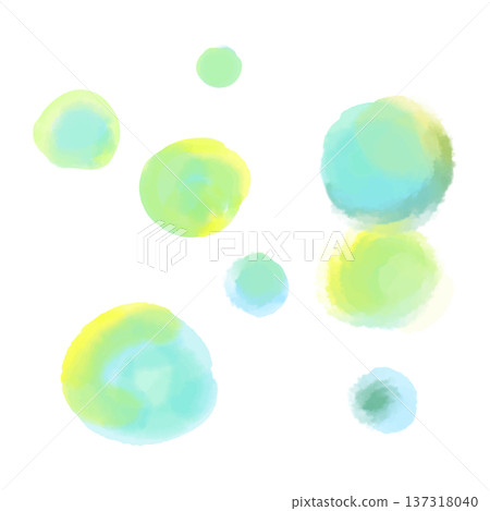 水彩背景，柔和的向量點 137318040