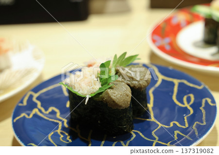 Nov 29 2025 Fresh Conveyor Belt Sushi in Modern Japanese Restaurant Nov 29 2025 Fresh Conveyor Belt Sushi in Modern Japanese Restaurant 137319082