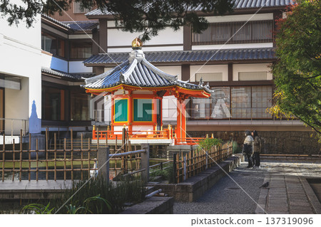 Nov 29 2025 Historic Rokkaku do Temple in Central Kyoto Japan 137319096