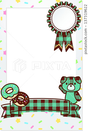 Cute Instax Decoration Frame Ribbon Kids Cute Animal Dog Chocolate Mint Cute Instax Decoration Frame Ribbon Kids Cute Animal Dog Chocolate Mint 137319622