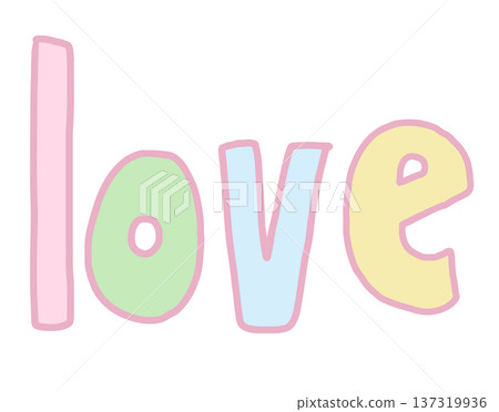 Hand writing LOVE letter illustration for Valentine's Day, font, typography, calligraphy, text, message, alphabets, cute patch, shirt print, women empowerment, sticker, communication, wedding card Hand writing LOVE letter illustration for Valentine's Day, font, typography, calligraphy, text, message, alphabets, cute patch, shirt print, women empowerment, sticker, communication, wedding card 137319936