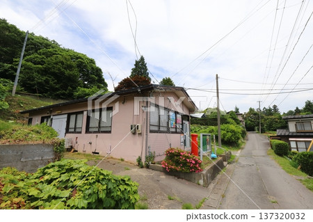 岩手府台風景，圓形郵筒（堀內郵局） 137320032