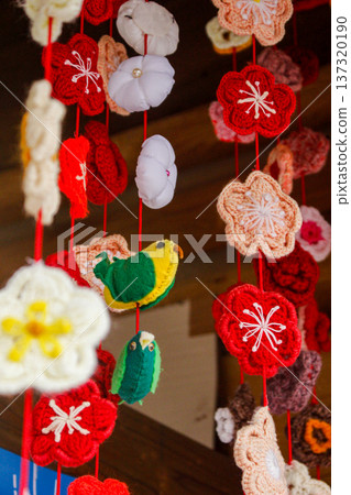 可愛的手工梅花鳥形掛飾(神奈川縣湯河原市) 可愛的手工梅花鳥形掛飾(神奈川縣湯河原市) 137320190