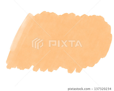 橘色水彩紋理 137320234