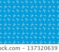 火烈鳥無縫圖案背景_藍色 137320639
