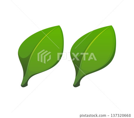 Cartoon citation sign as two green leaves, agriculture typeface, farm font, harvest type, funny alphabet symbol. vector typography glyph as natural plant foliage, eco typeface quotation character Cartoon citation sign as two green leaves, agriculture typeface, farm font, harvest type, funny alphabet symbol. vector typography glyph as natural plant foliage, eco typeface quotation character 137320668
