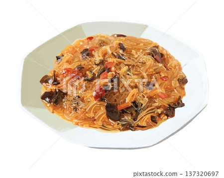 Mapo vermicelli (octagonal plate) 137320697