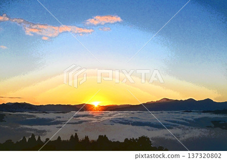 Sea of clouds - a world of dramatic brilliance 137320802