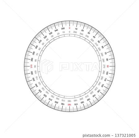 Protractor Measurement Tool for Angles and Degrees Protractor Measurement Tool for Angles and Degrees 137321005