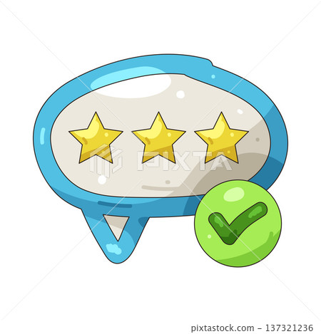 Illustration of three star 137321236