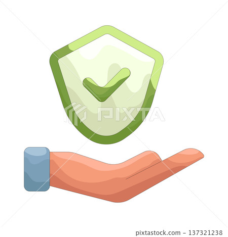 Illustration of shield 137321238