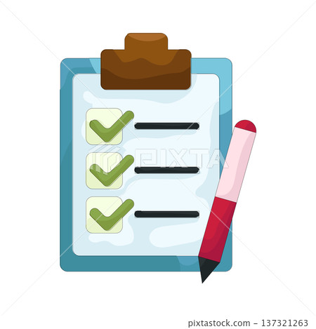 Illustration of checklist Illustration of checklist 137321263
