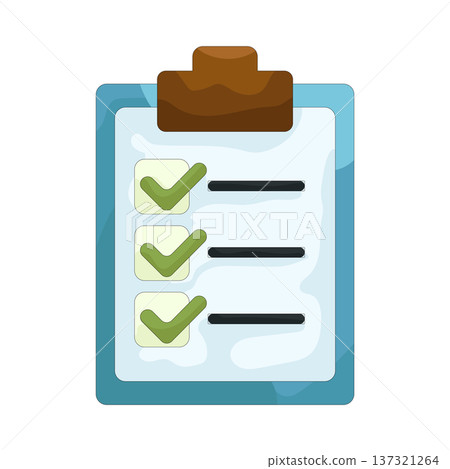 Illustration of checklist Illustration of checklist 137321264