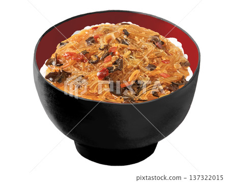 麻婆米粉紅飯(黑紅碗) 麻婆米粉紅飯(黑紅碗) 137322015