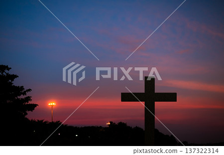 Cross Christian God Religion on Sunset Background, Jesus Church Worship Pray Catholic Grace Christ, Symbols Christ Love Holy Spiritual Hope Peach Victory Spirit Mditation Catholicism Crucifix Trush. Cross Christian God Religion on Sunset Background, Jesus Church Worship Pray Catholic Grace Christ, Symbols Christ Love Holy Spiritual Hope Peach Victory Spirit Mditation Catholicism Crucifix Trush. 137322314