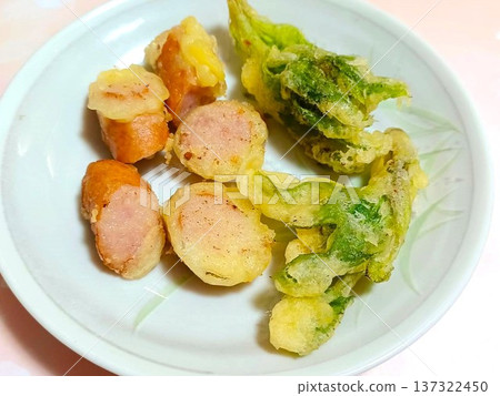 Taste of Spring: Wiener and Butterbur Tempura Taste of Spring: Wiener and Butterbur Tempura 137322450