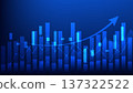 finance and business background. bar chart and candlesticks 137322522