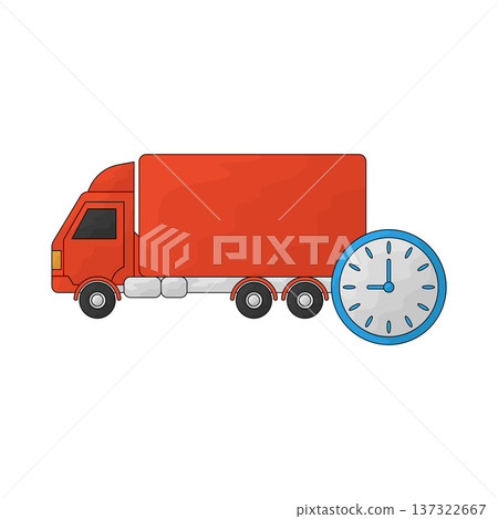 Illustration of Express Shipping 137322667
