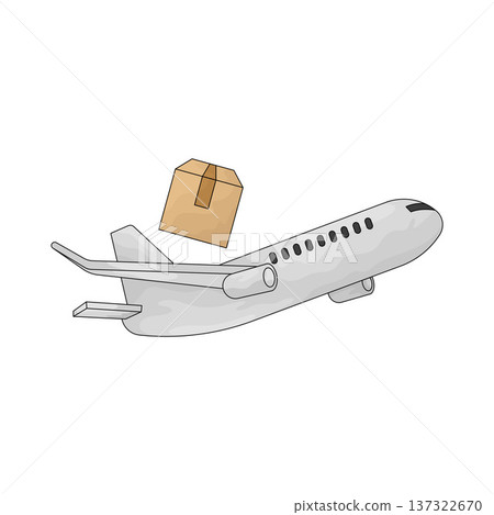 Illustration of Air Freight Illustration of Air Freight 137322670