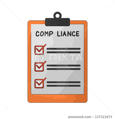 Illustration of Compliance Checklist Illustration of Compliance Checklist 137322673