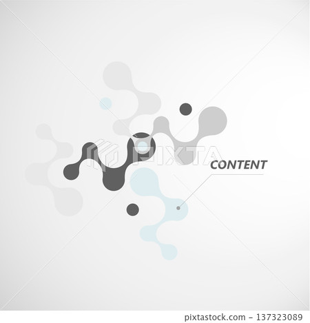 Connected Forms: Elegant Background for Digital Interfaces. Vector illustration Connected Forms: Elegant Background for Digital Interfaces. Vector illustration 137323089