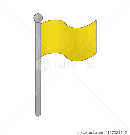 Illustration of  Yellow Flag 137323545