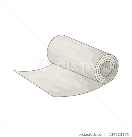Illustration of Paper Roll 137323565