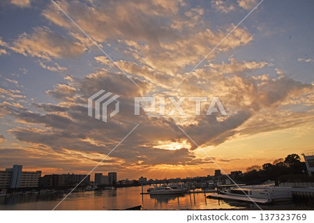 Evening clouds Evening clouds 137323769