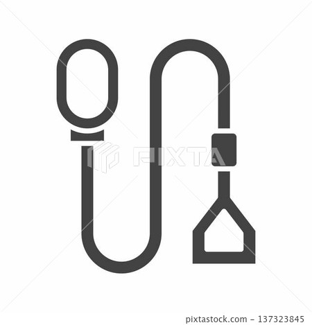 Leash icon vector image. Suitable for mobile application web application and print media. Leash icon vector image. Suitable for mobile application web application and print media. 137323845