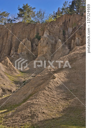 "Awa Earth Pillars" in Awa City, Tokushima Prefecture 137324989