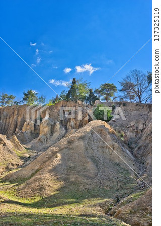 "Awa Earth Pillars" in Awa City, Tokushima Prefecture "Awa Earth Pillars" in Awa City, Tokushima Prefecture 137325119