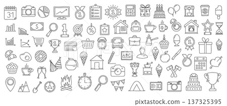 Universal Doodle Icons Universal Doodle Icons 137325395
