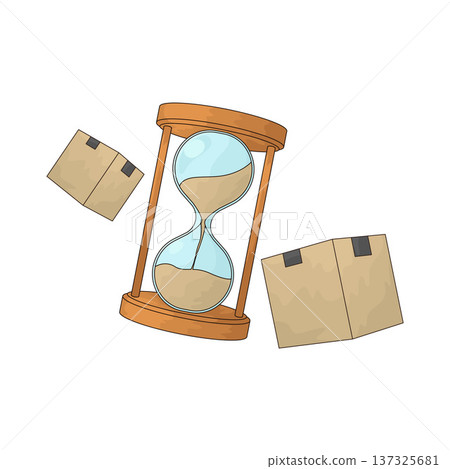 Illustration of Delivery Delayed 137325681