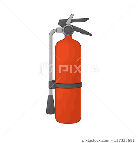 Illustration of Fire Extinguisher Illustration of Fire Extinguisher 137325691