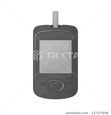 Illustration of Glucometer 137325696