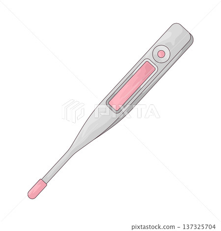 Illustration of Thermometer Illustration of Thermometer 137325704