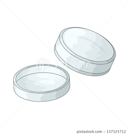 Illustration of Petri Dish Illustration of Petri Dish 137325712