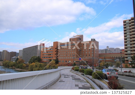 從蓬萊橋眺望兵庫縣寶塚市(橫向) 從蓬萊橋眺望兵庫縣寶塚市(橫向) 137325827
