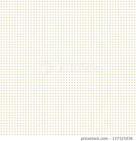 Simple polka dot pattern background, 12px 30px interval, beige, white background, vector material 137325836